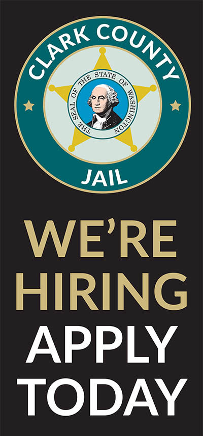 Jail Services logo and "We're hiring, Apply Today"