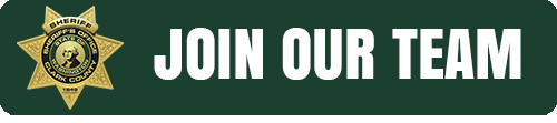Join our team graphic - Sheriff Clark County Sheriff logo and Join our Team text