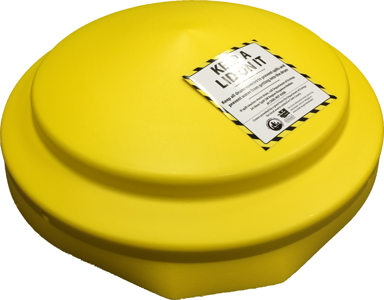 Spill prevention drum lid