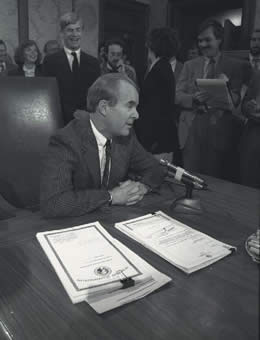 Gov. Booth Gardner signs Growth Management Act, 1990