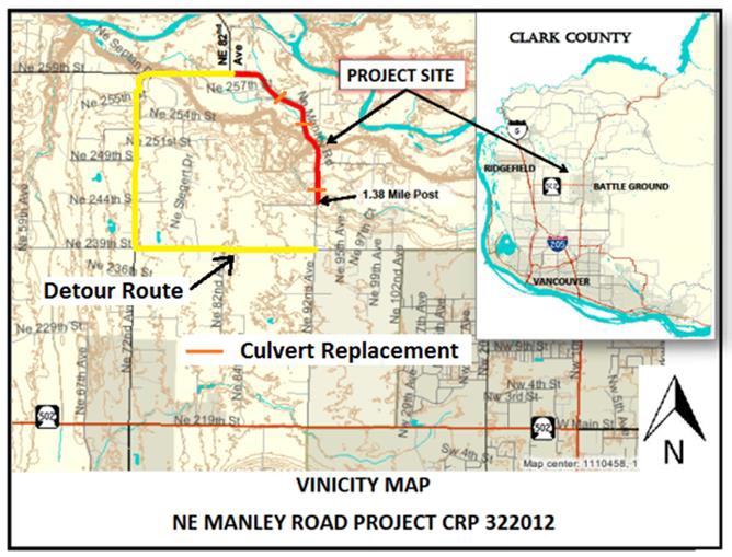 Manley Rd Vicinity Map