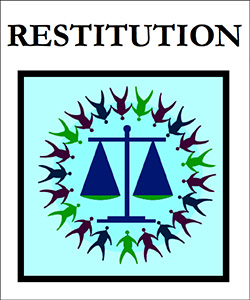 Restitution brochure graphic