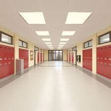 Empty School Hallway Empty school hallway