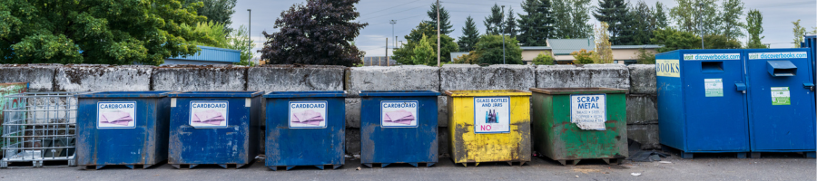 Recycling bins Recycling bins