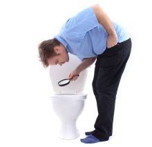 Septic tank looking inside Septic tank looking inside